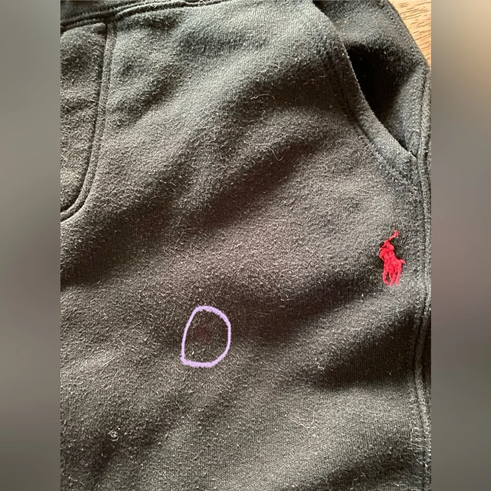 Polo‎ Ralph Lauren Boy’s Sz M (10-12) Black Fleece Jogger Pant